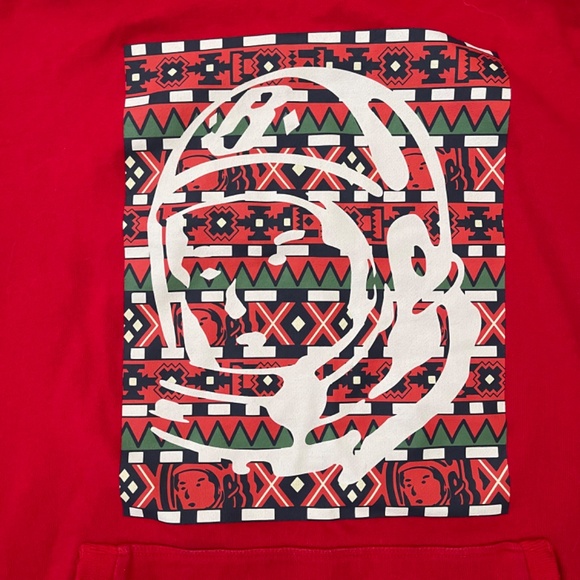 Rare - Billionaire Boys Club Sweatshirt Red Graphic Hoodie - Picture 3 of 8